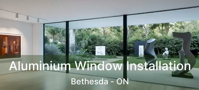  Aluminium Window Installation Bethesda - ON