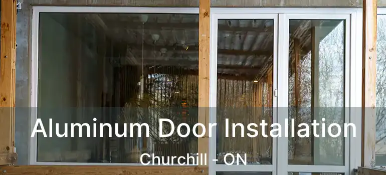  Aluminum Door Installation Churchill - ON