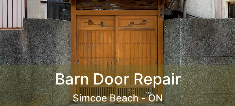  Barn Door Repair Simcoe Beach - ON