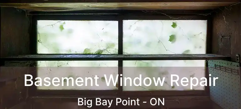  Basement Window Repair Big Bay Point - ON