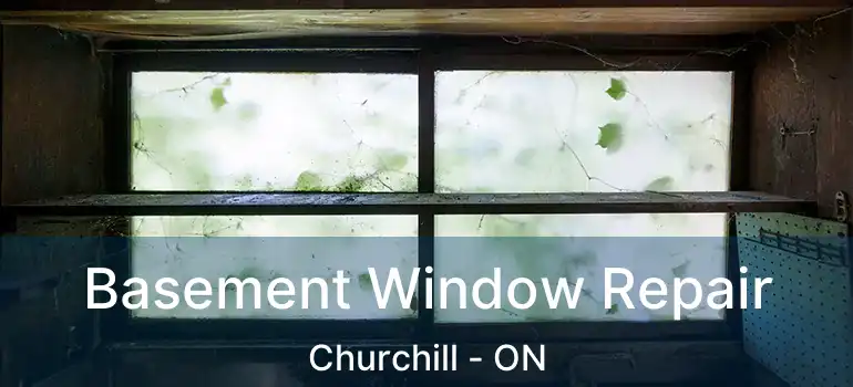  Basement Window Repair Churchill - ON