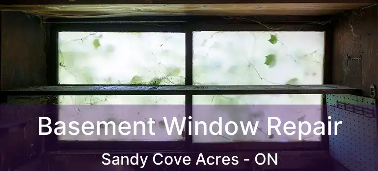  Basement Window Repair Sandy Cove Acres - ON