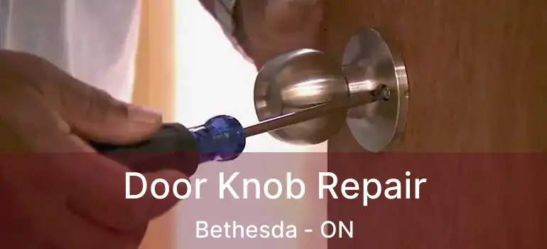  Door Knob Repair Bethesda - ON