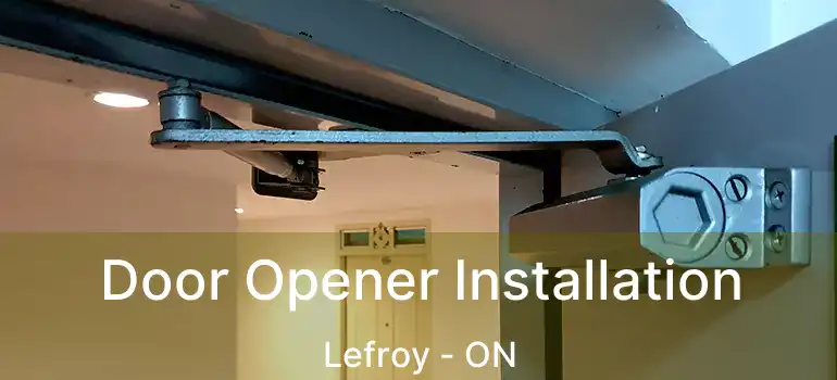  Door Opener Installation Lefroy - ON