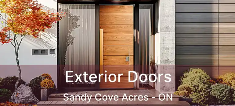  Exterior Doors Sandy Cove Acres - ON