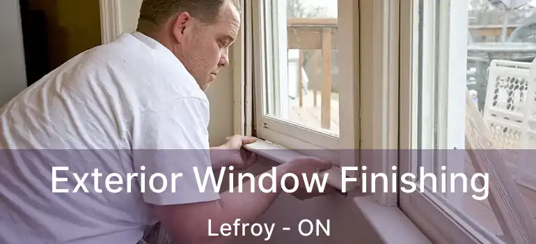  Exterior Window Finishing Lefroy - ON
