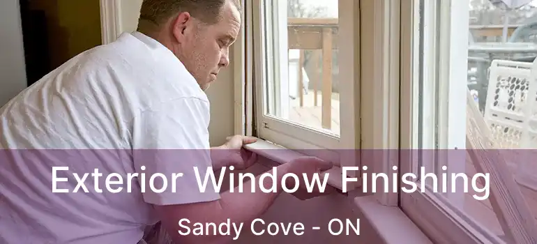  Exterior Window Finishing Sandy Cove - ON