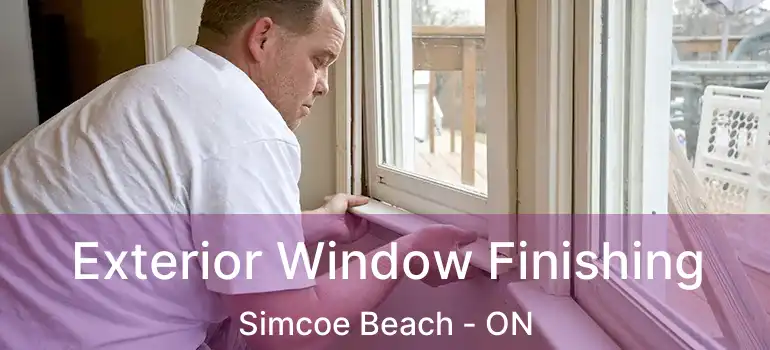  Exterior Window Finishing Simcoe Beach - ON