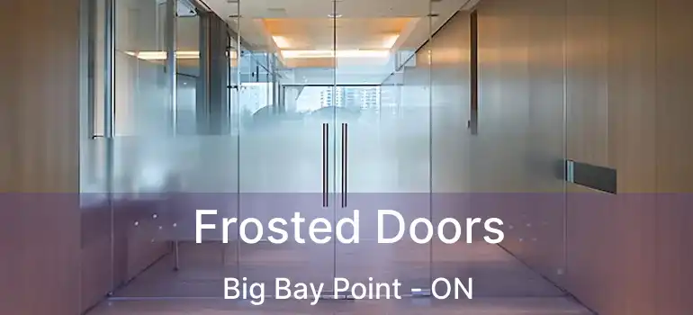  Frosted Doors Big Bay Point - ON
