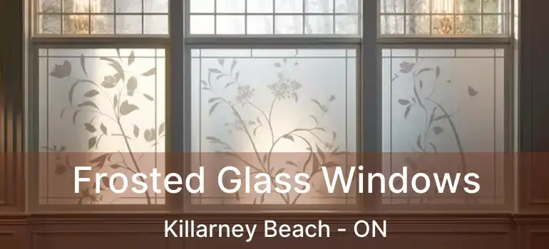  Frosted Glass Windows Killarney Beach - ON