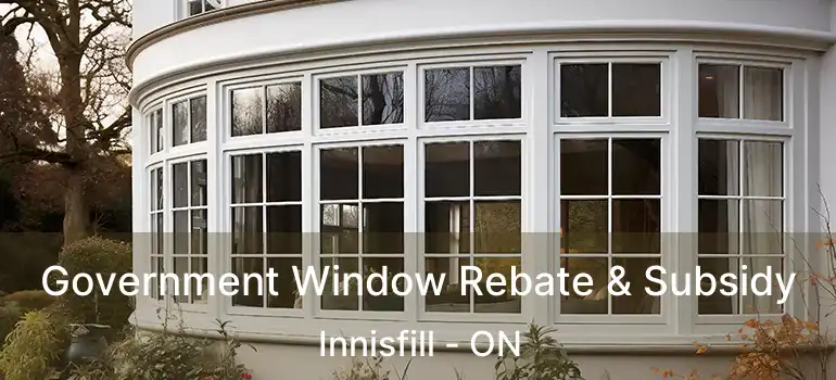  Government Window Rebate & Subsidy Innisfill - ON