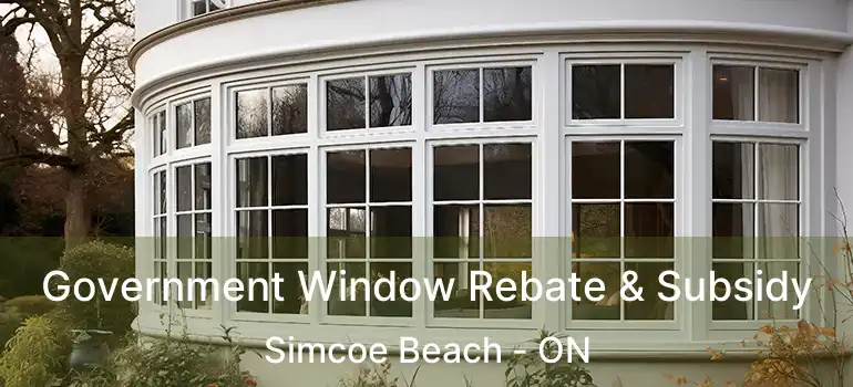  Government Window Rebate & Subsidy Simcoe Beach - ON