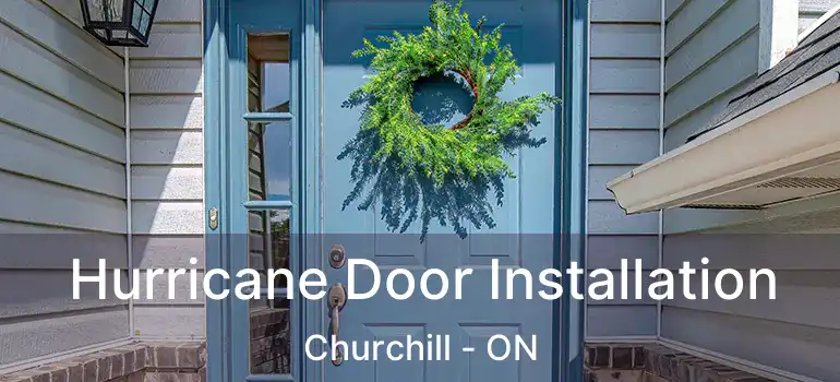  Hurricane Door Installation Churchill - ON
