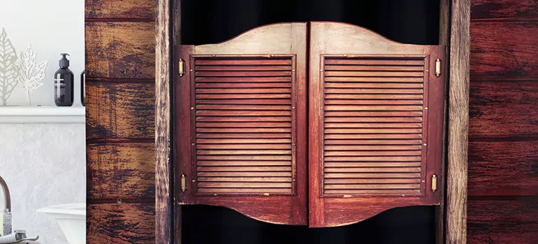 Installing Saloon Door Hinges in Lefroy, ON