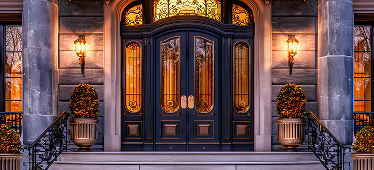 Tempered Sidelights Custom Installation in Lefroy, Ontario