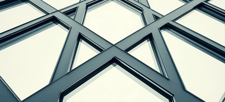 Geometric Window Shades in Crescent Harbour, ON