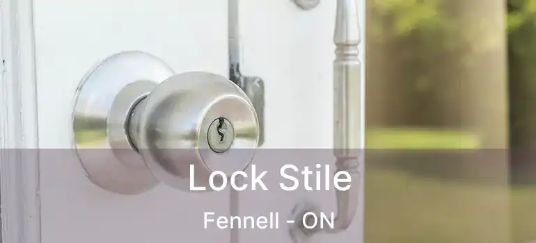  Lock Stile Fennell - ON