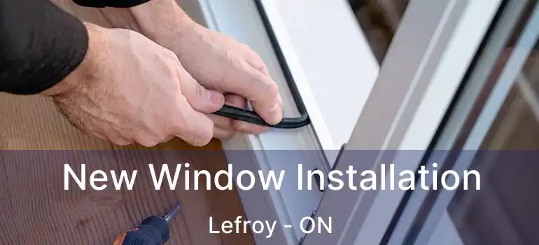  New Window Installation Lefroy - ON