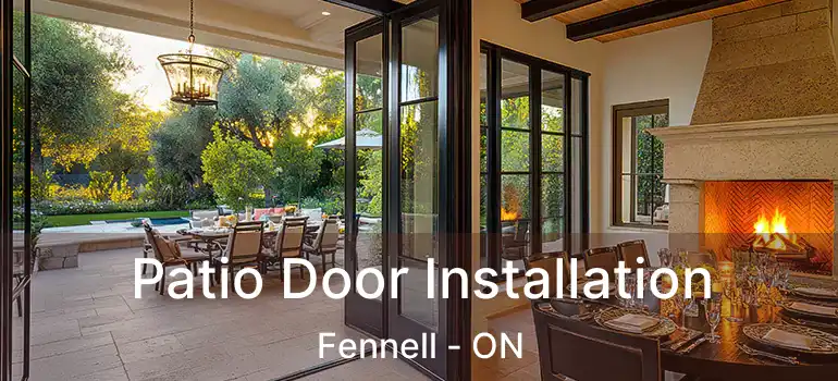  Patio Door Installation Fennell - ON