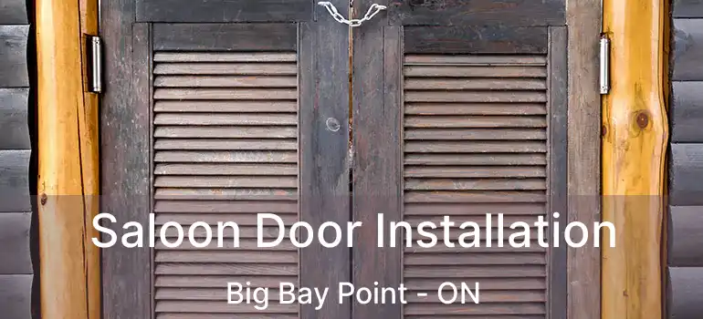  Saloon Door Installation Big Bay Point - ON