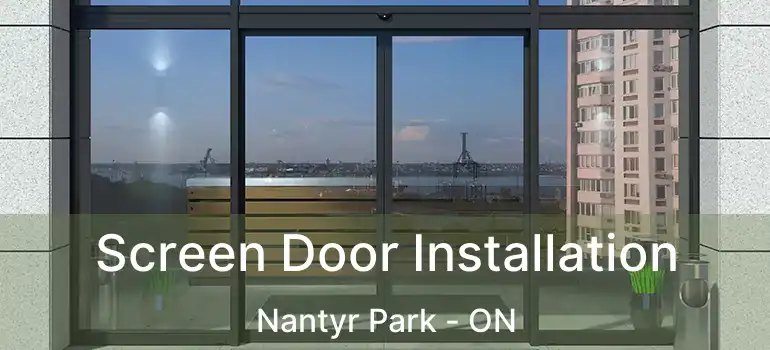  Screen Door Installation Nantyr Park - ON