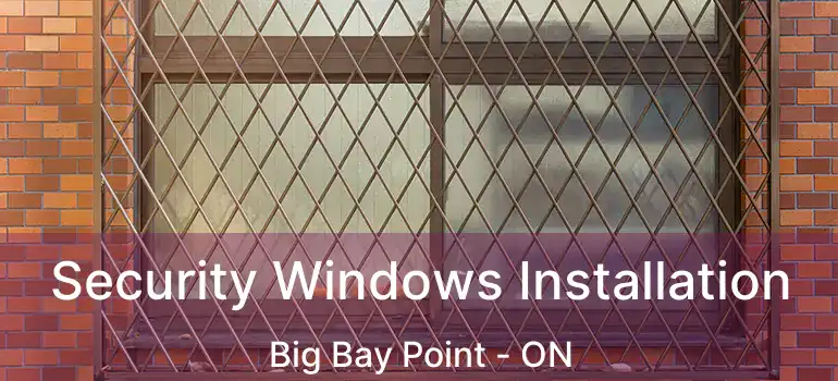  Security Windows Installation Big Bay Point - ON
