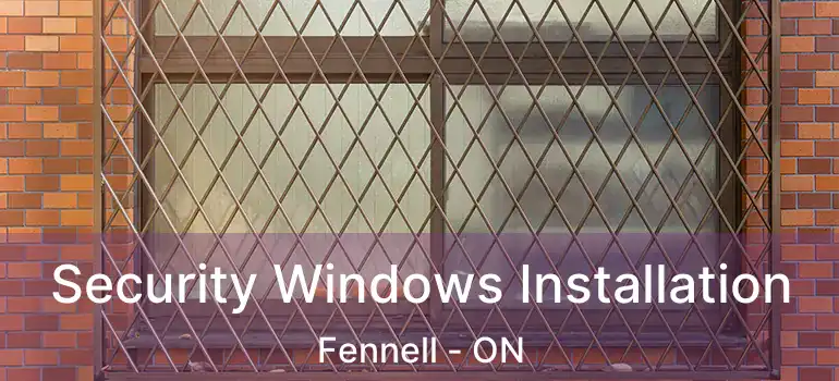  Security Windows Installation Fennell - ON