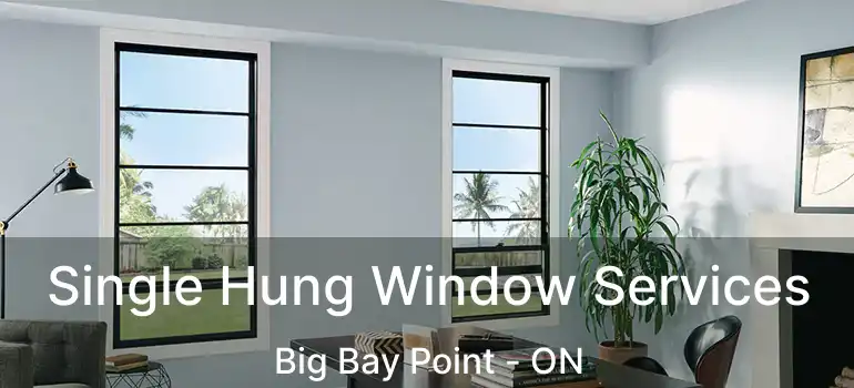  Single Hung Window Services Big Bay Point - ON