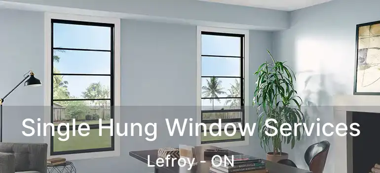  Single Hung Window Services Lefroy - ON