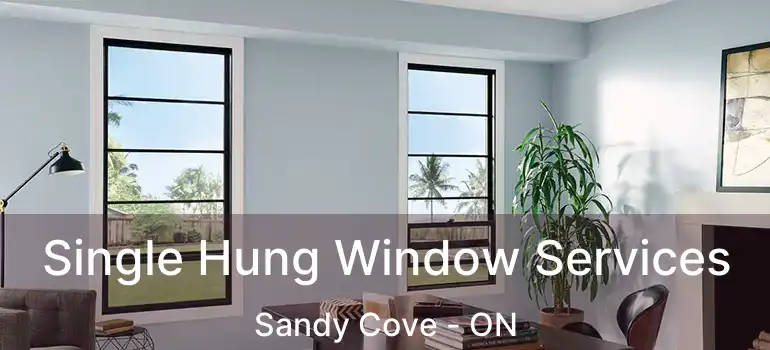  Single Hung Window Services Sandy Cove - ON
