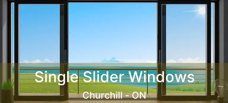  Single Slider Windows Churchill - ON