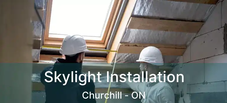  Skylight Installation Churchill - ON