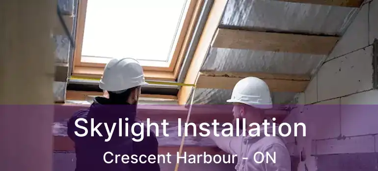  Skylight Installation Crescent Harbour - ON