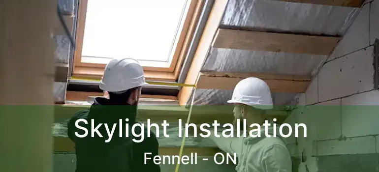  Skylight Installation Fennell - ON
