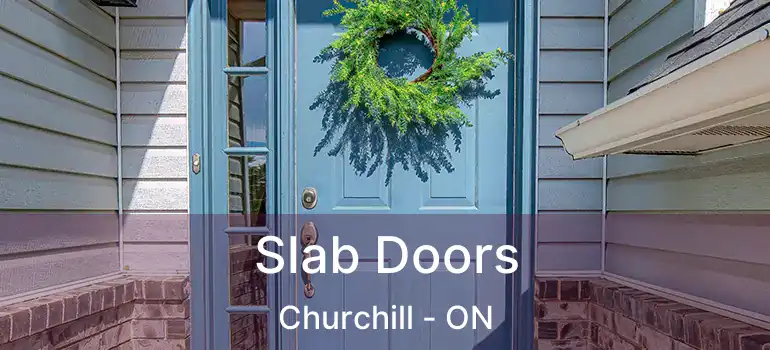  Slab Doors Churchill - ON