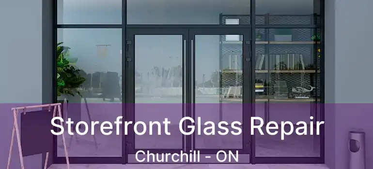  Storefront Glass Repair Churchill - ON