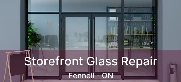  Storefront Glass Repair Fennell - ON