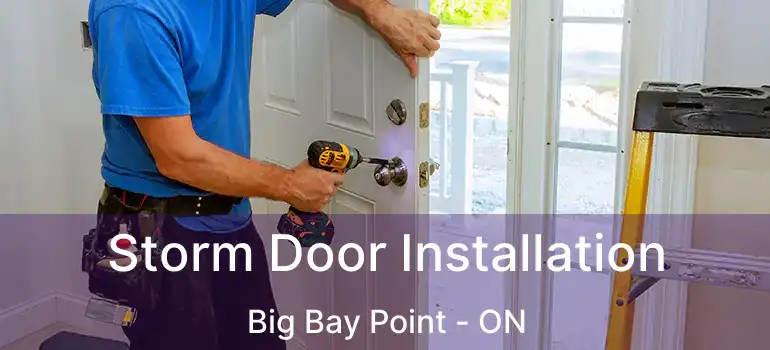  Storm Door Installation Big Bay Point - ON