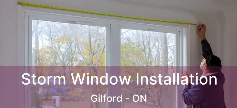  Storm Window Installation Gilford - ON