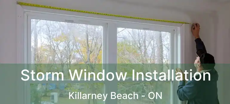  Storm Window Installation Killarney Beach - ON