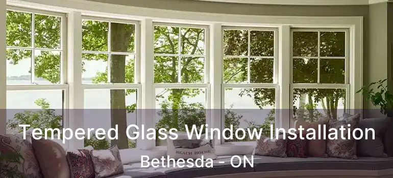  Tempered Glass Window Installation Bethesda - ON