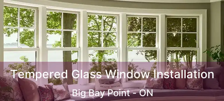 Tempered Glass Window Installation Big Bay Point - ON
