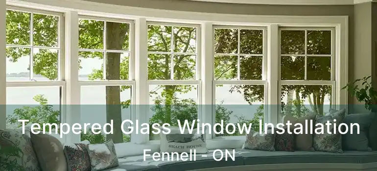  Tempered Glass Window Installation Fennell - ON