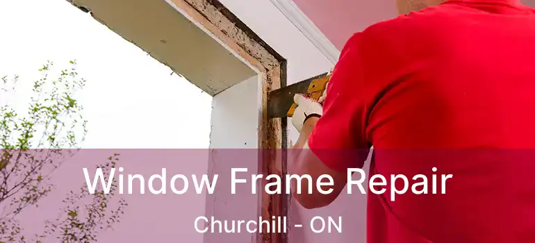  Window Frame Repair Churchill - ON
