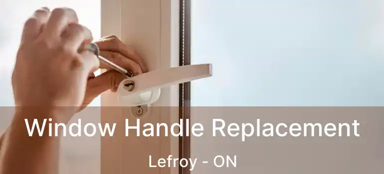  Window Handle Replacement Lefroy - ON