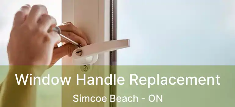  Window Handle Replacement Simcoe Beach - ON