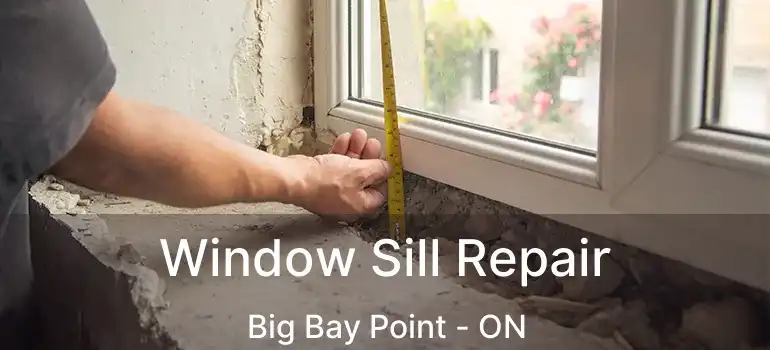  Window Sill Repair Big Bay Point - ON